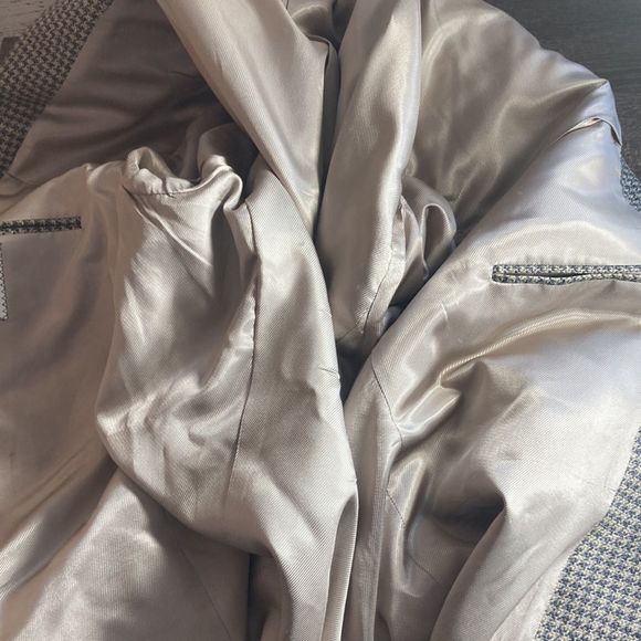 Vintage Mens Hickey Freeman Blazer Worsted Wool Silk & Cashmere blend Size 48L - Picture 10 of 10